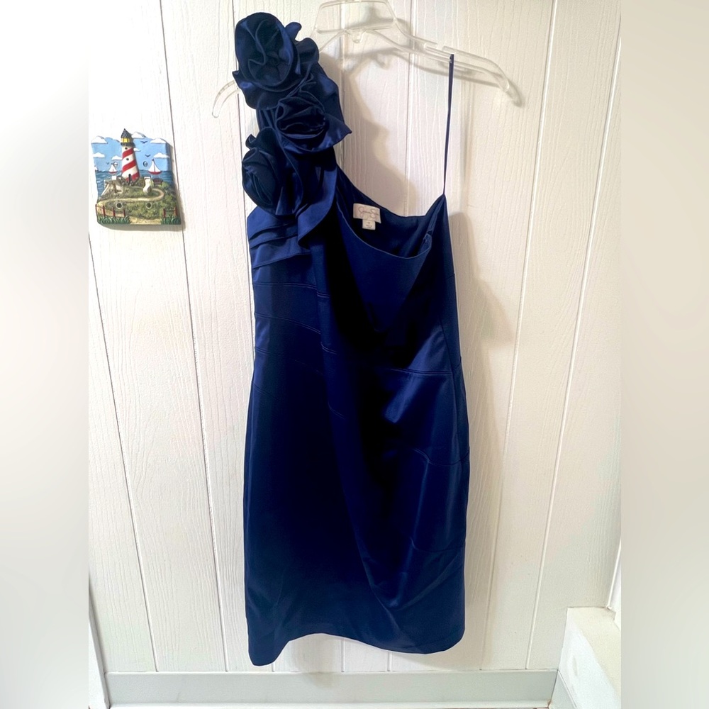 Jessica Simpson One Floral Shoulder Bodycon Dress
